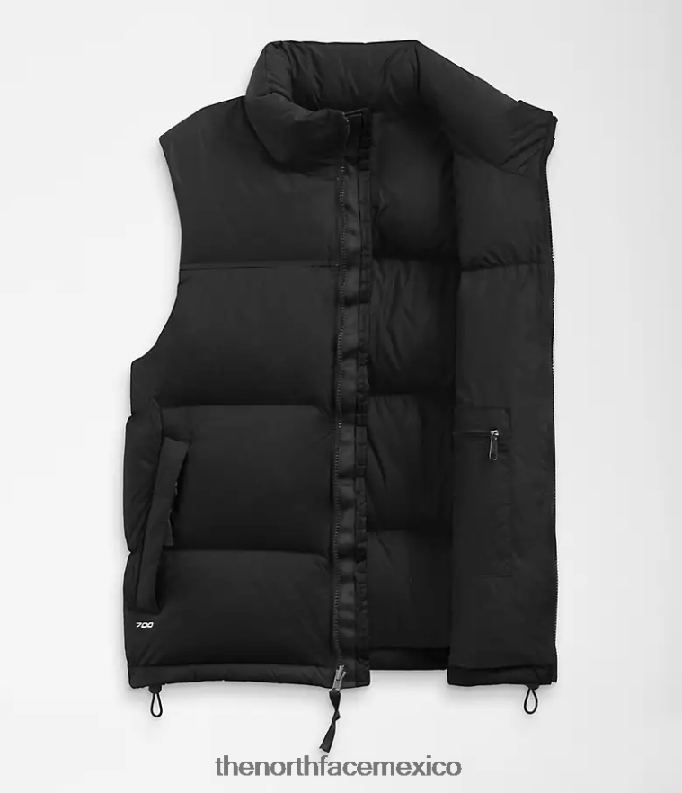 The North Face ropa NFHLJL288 tnf reciclado negro hombres chaleco retro nuptse 1996