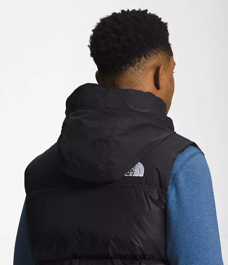 The North Face ropa NFHLJL288 tnf reciclado negro hombres chaleco retro nuptse 1996