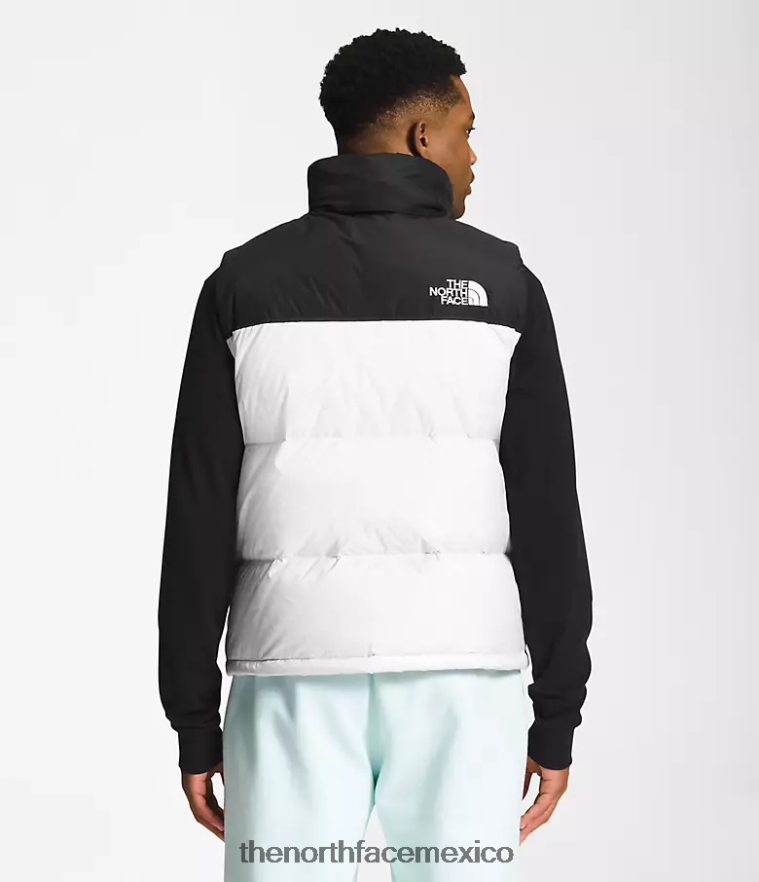 The North Face ropa NFHLJL290 tnf blanco/tnf negro hombres chaleco retro nuptse 1996
