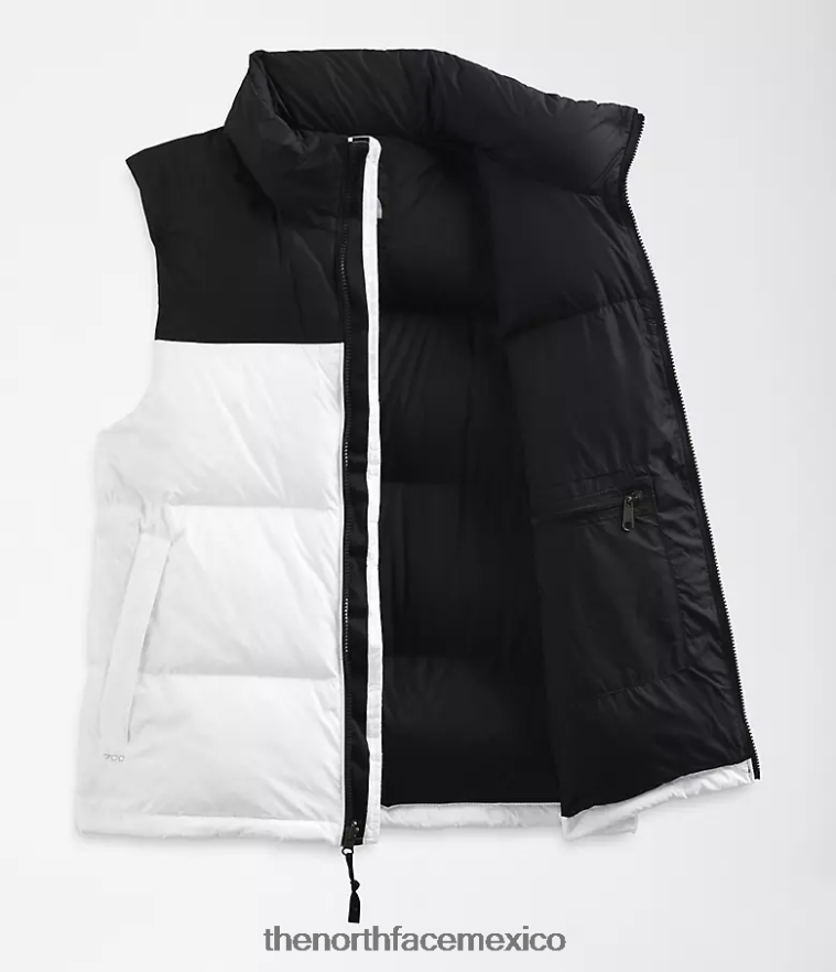 The North Face ropa NFHLJL290 tnf blanco/tnf negro hombres chaleco retro nuptse 1996