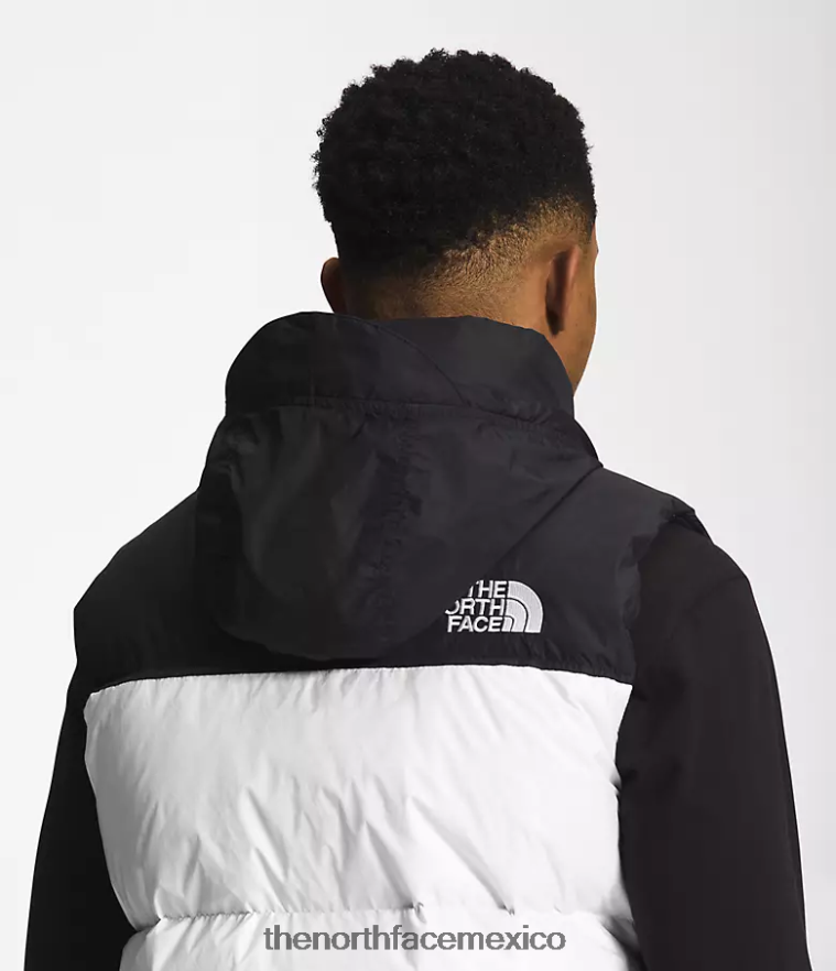 The North Face ropa NFHLJL290 tnf blanco/tnf negro hombres chaleco retro nuptse 1996