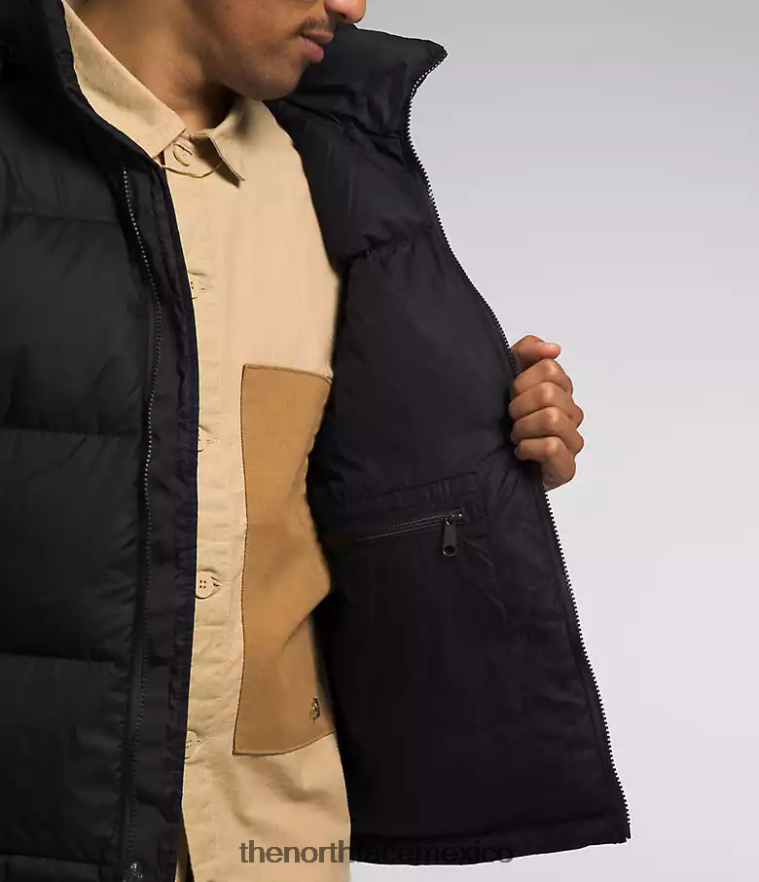 The North Face ropa NFHLJL468 tnf reciclado negro hombres chaqueta retro nuptse 1996