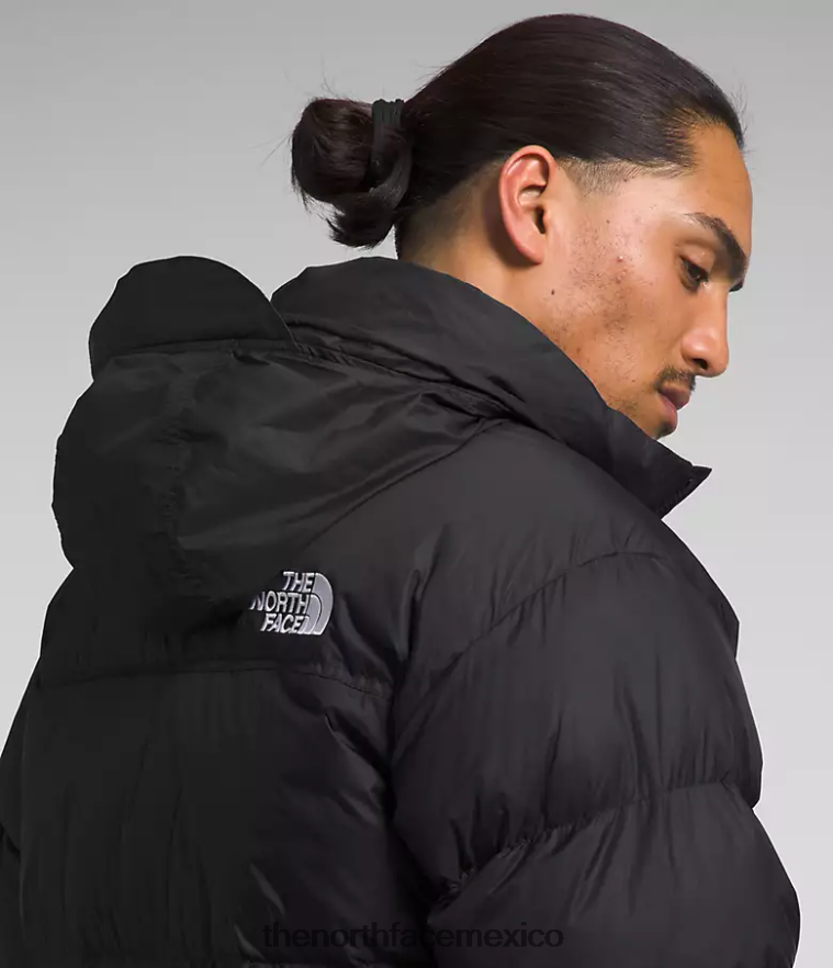 The North Face ropa NFHLJL468 tnf reciclado negro hombres chaqueta retro nuptse 1996
