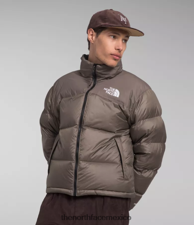 The North Face ropa NFHLJL470 halcón marrón hombres chaqueta retro nuptse 1996