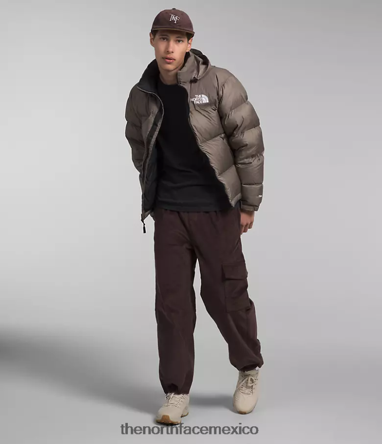 The North Face ropa NFHLJL470 halcón marrón hombres chaqueta retro nuptse 1996
