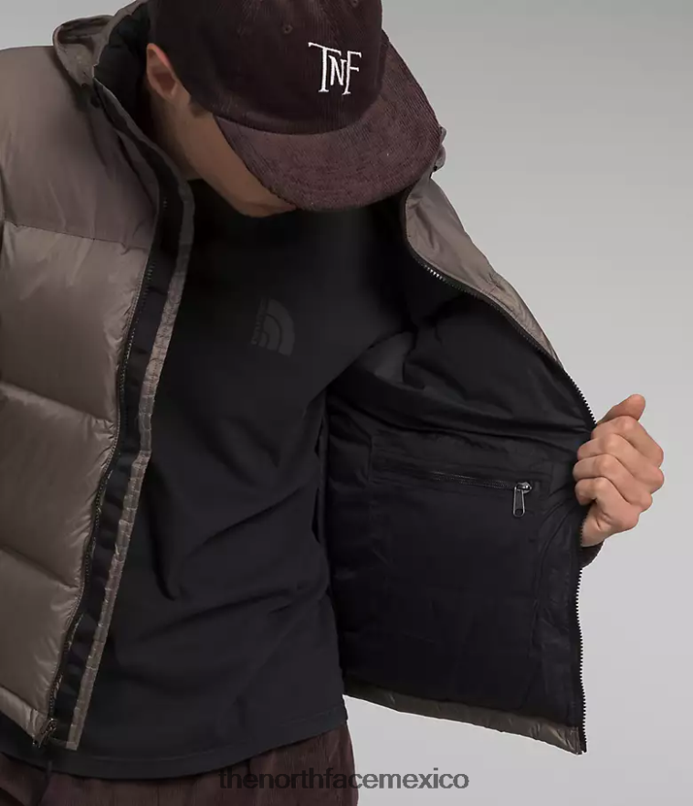 The North Face ropa NFHLJL470 halcón marrón hombres chaqueta retro nuptse 1996