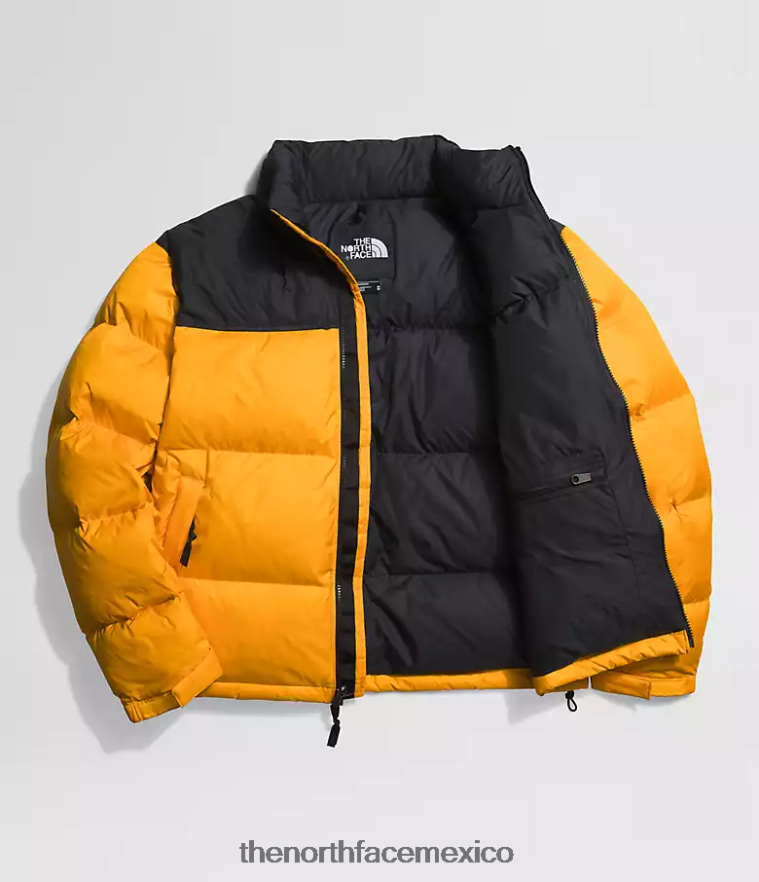 The North Face ropa NFHLJL472 cumbre oro/tnf negro hombres chaqueta retro nuptse 1996