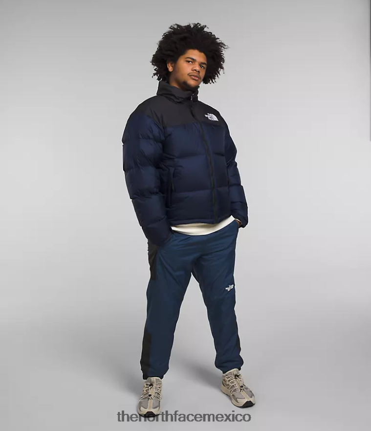 The North Face ropa NFHLJL473 cumbre azul marino/tnf negro hombres chaqueta retro nuptse 1996