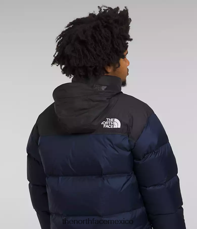 The North Face ropa NFHLJL473 cumbre azul marino/tnf negro hombres chaqueta retro nuptse 1996