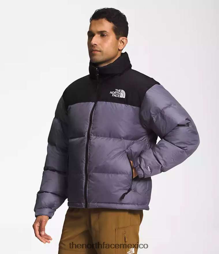 The North Face ropa NFHLJL474 pizarra lunar/tnf negro hombres chaqueta retro nuptse 1996