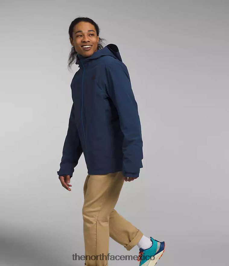 The North Face ropa NFHLJL476 azul marino cumbre/azul sombreado hombres chaqueta termoball eco triclimate