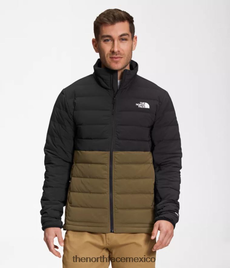 The North Face ropa NFHLJL648 tnf negro/oliva militar hombres chaqueta elástica Belleview