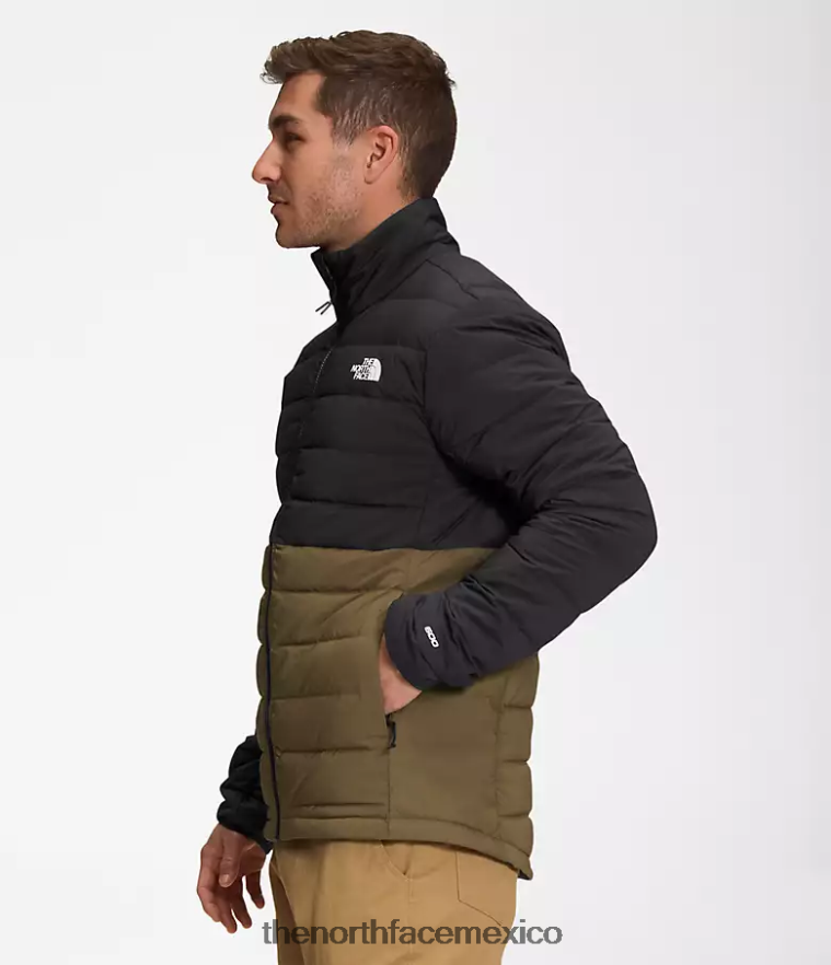 The North Face ropa NFHLJL648 tnf negro/oliva militar hombres chaqueta elástica Belleview