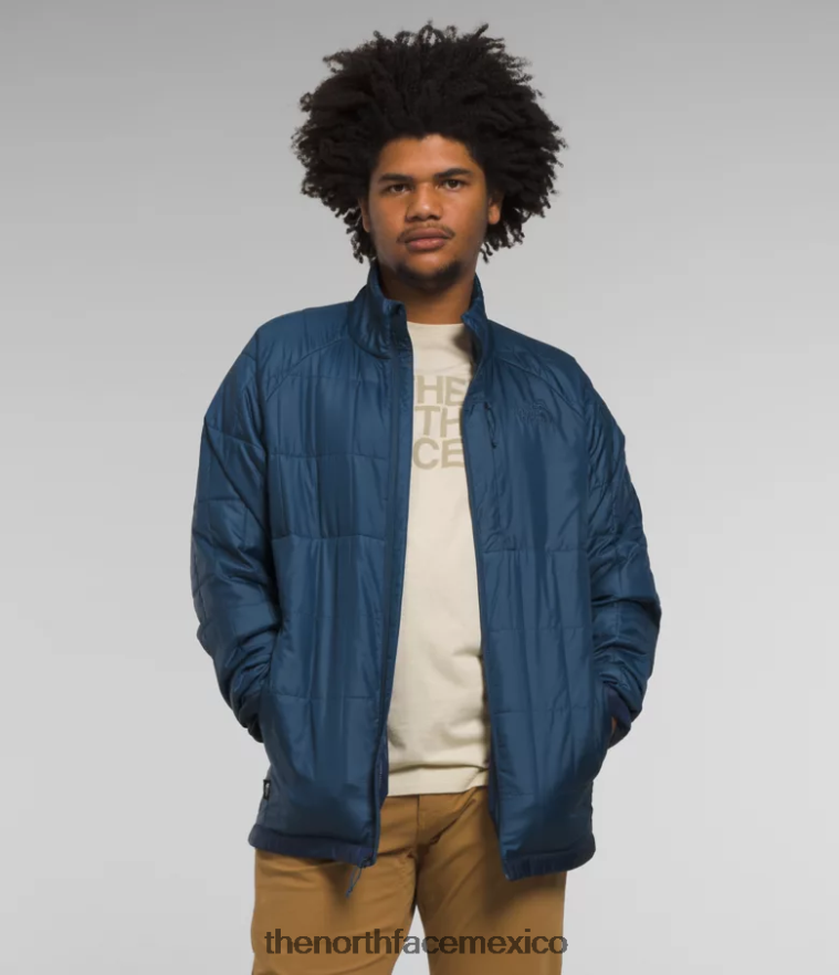 The North Face ropa NFHLJL696 azul sombreado/azul marino cumbre hombres chaqueta circaloft