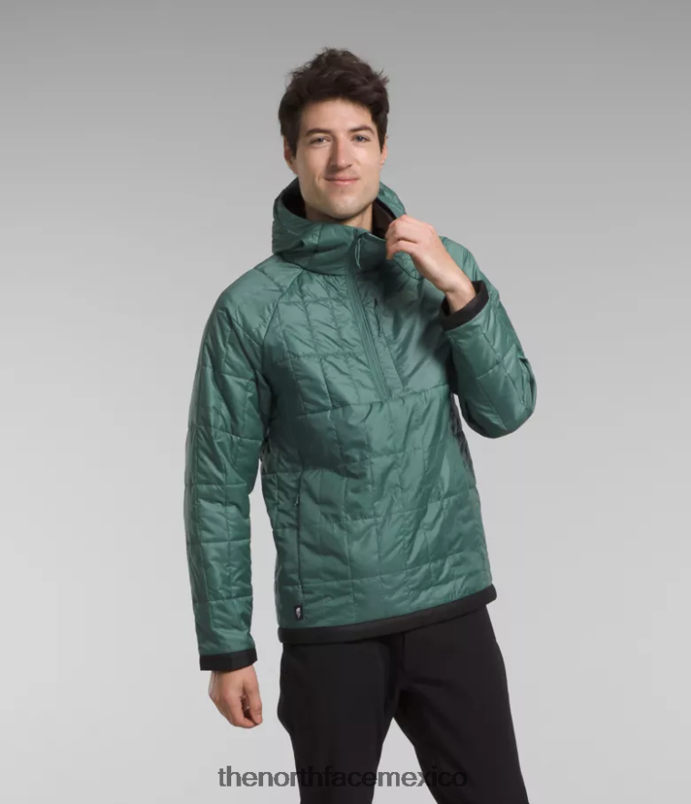 The North Face ropa NFHLJL767 salvia oscura/tnf negro hombres jersey circaloft con cremallera
