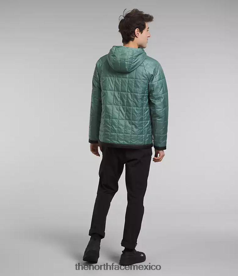 The North Face ropa NFHLJL767 salvia oscura/tnf negro hombres jersey circaloft con cremallera