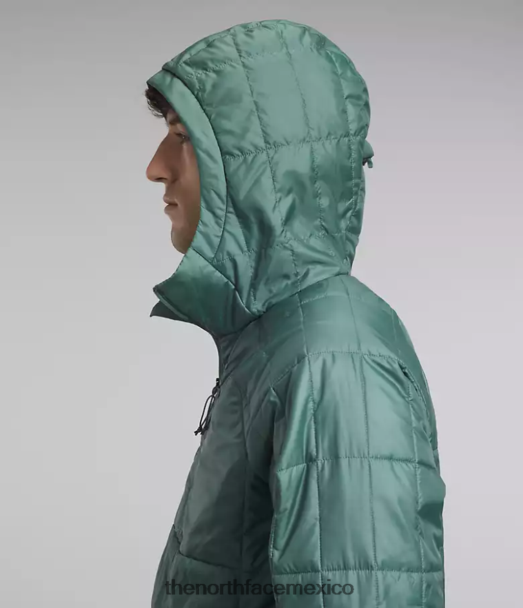 The North Face ropa NFHLJL767 salvia oscura/tnf negro hombres jersey circaloft con cremallera