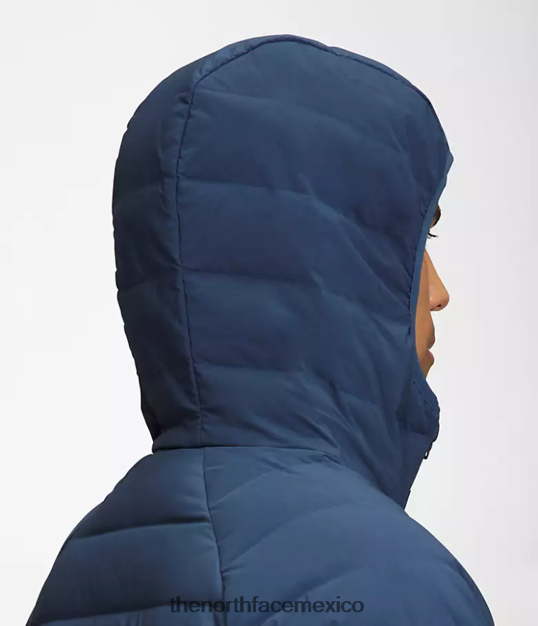 The North Face ropa NFHLJL919 azul sombreado hombres sudadera con capucha Belleview elástica