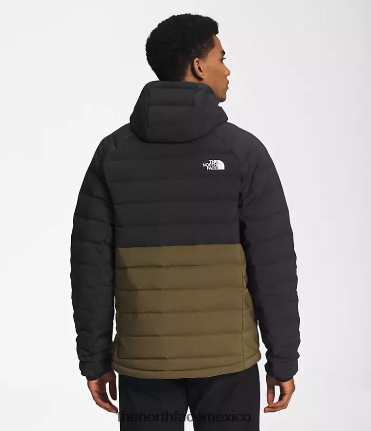 The North Face ropa NFHLJL920 tnf negro/oliva militar hombres sudadera con capucha Belleview elástica