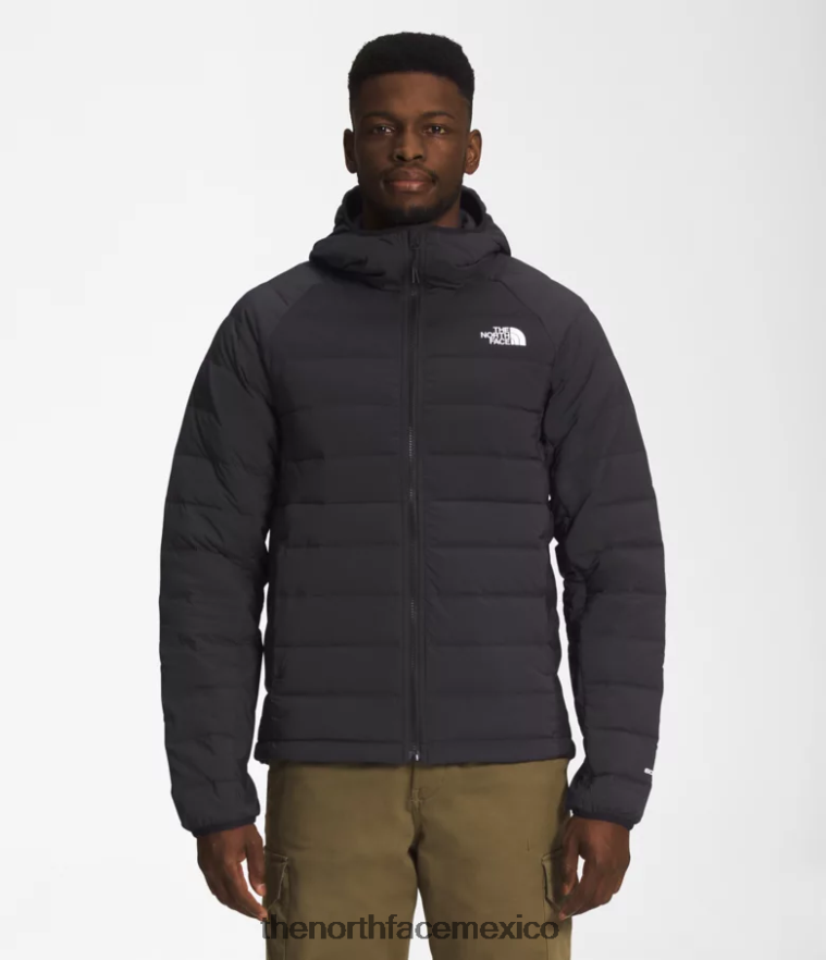 The North Face ropa NFHLJL921 negro hombres sudadera con capucha Belleview elástica
