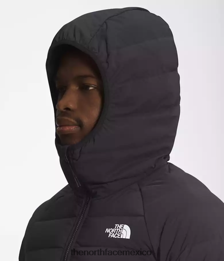 The North Face ropa NFHLJL921 negro hombres sudadera con capucha Belleview elástica