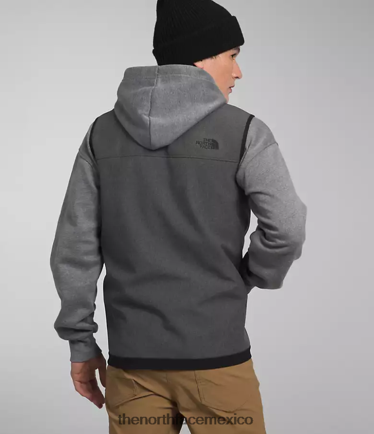 The North Face ropa NFHLJL1066 tnf gris oscuro jaspeado hombres chaleco biónico apex 3