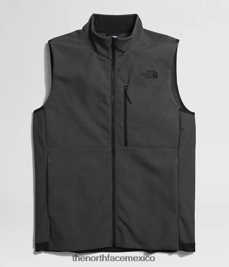 The North Face ropa NFHLJL1066 tnf gris oscuro jaspeado hombres chaleco biónico apex 3