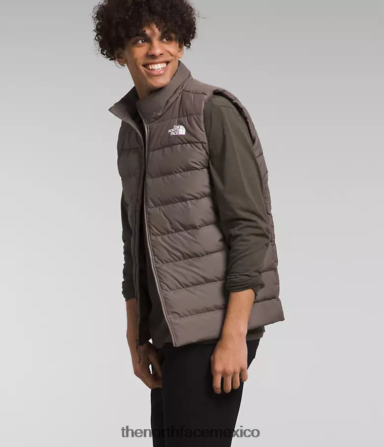 The North Face ropa NFHLJL992 halcón marrón hombres chaleco aconcagua 3