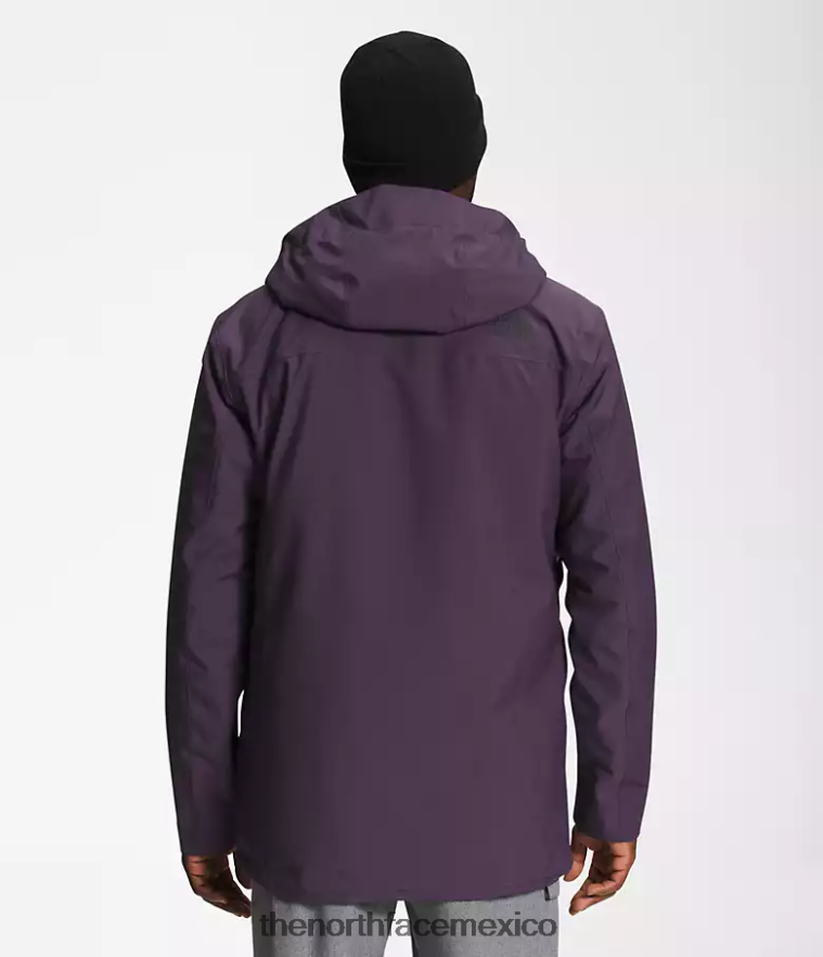 The North Face ropa NFHLJL115 berenjena oscura violeta hombres chaqueta de línea de enfermedad