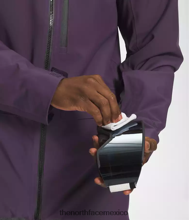 The North Face ropa NFHLJL115 berenjena oscura violeta hombres chaqueta de línea de enfermedad
