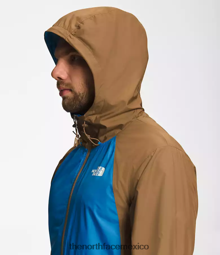 The North Face ropa NFHLJL101 azul súper sónico/marrón utilitario hombres chaqueta hidrenalina 2000
