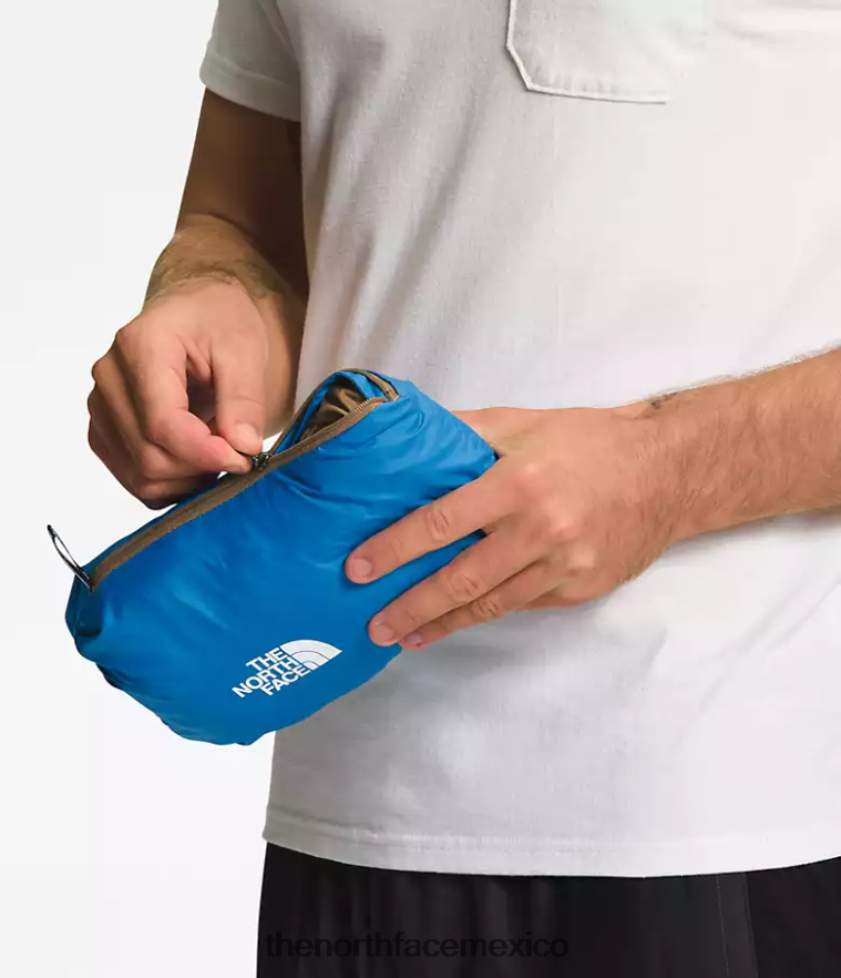 The North Face ropa NFHLJL101 azul súper sónico/marrón utilitario hombres chaqueta hidrenalina 2000