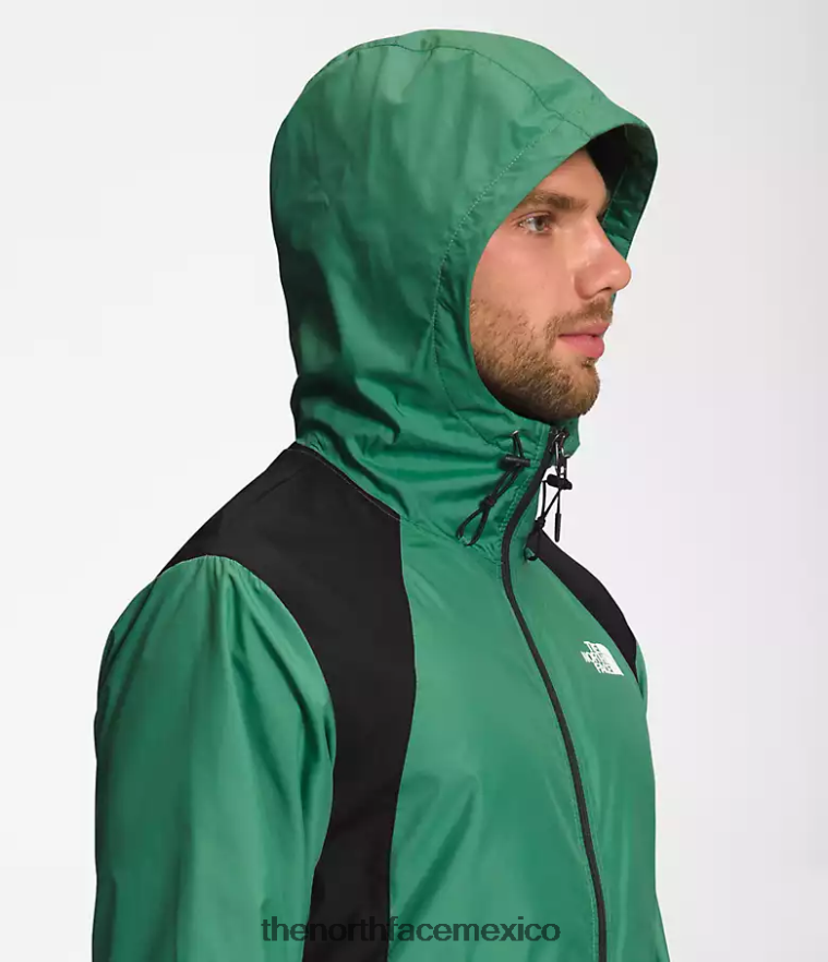 The North Face ropa NFHLJL102 verde hierba intenso/negro tnf hombres chaqueta hidrenalina 2000