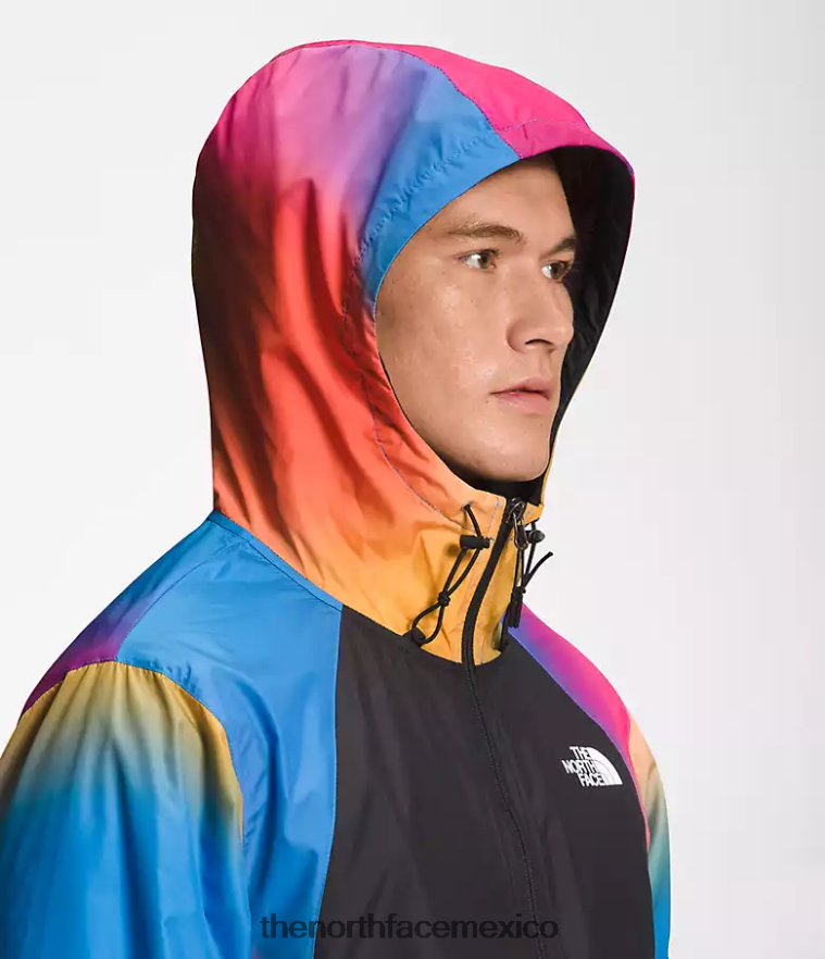 The North Face ropa NFHLJL103 estampado degradado azul supersónico hombres chaqueta hidrenalina 2000
