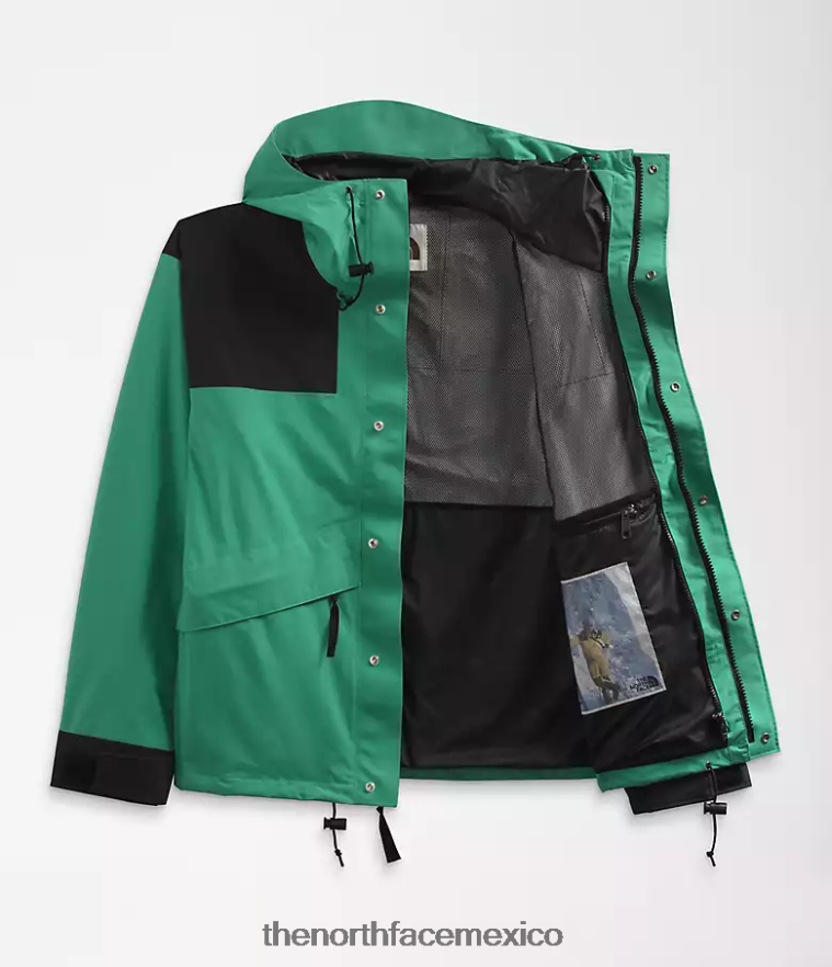 The North Face ropa NFHLJL1295 verde hierba intenso hombres 86 chaqueta retro de montaña