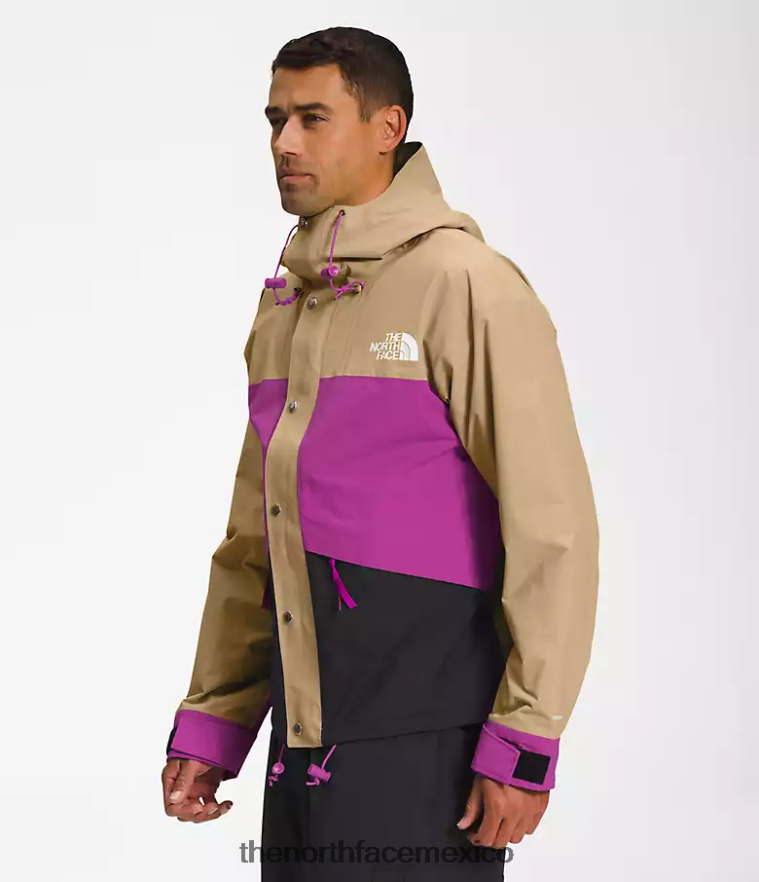 The North Face ropa NFHLJL1297 piedra caqui/flor de cactus violeta/tnf negro hombres 86 chaqueta retro de montaña