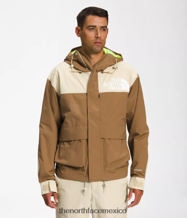 The North Face ropa NFHLJL204 marrón utilitario/grava hombres Chaqueta de montaña 86 low-fi hi-tek