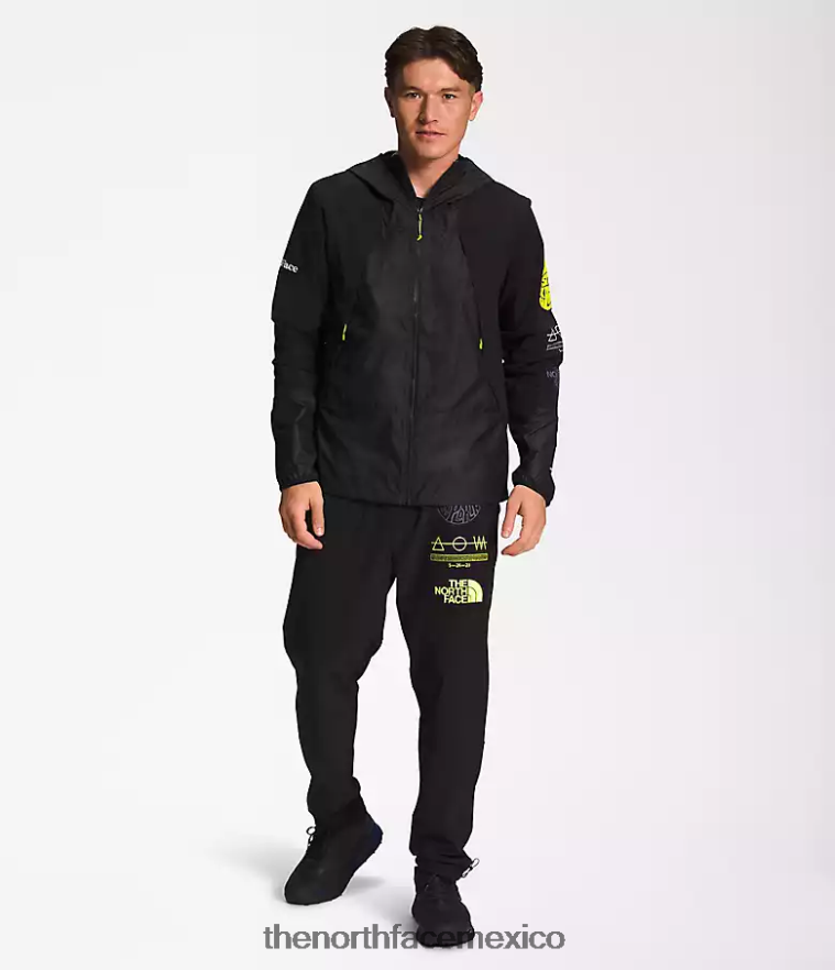 The North Face ropa NFHLJL345 negro hombres chaqueta cortavientos trailwear