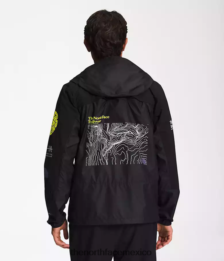 The North Face ropa NFHLJL345 negro hombres chaqueta cortavientos trailwear