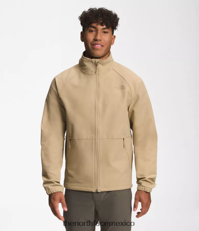 The North Face ropa NFHLJL480 caqui piedra brezo oscuro hombres chaqueta camden soft shell