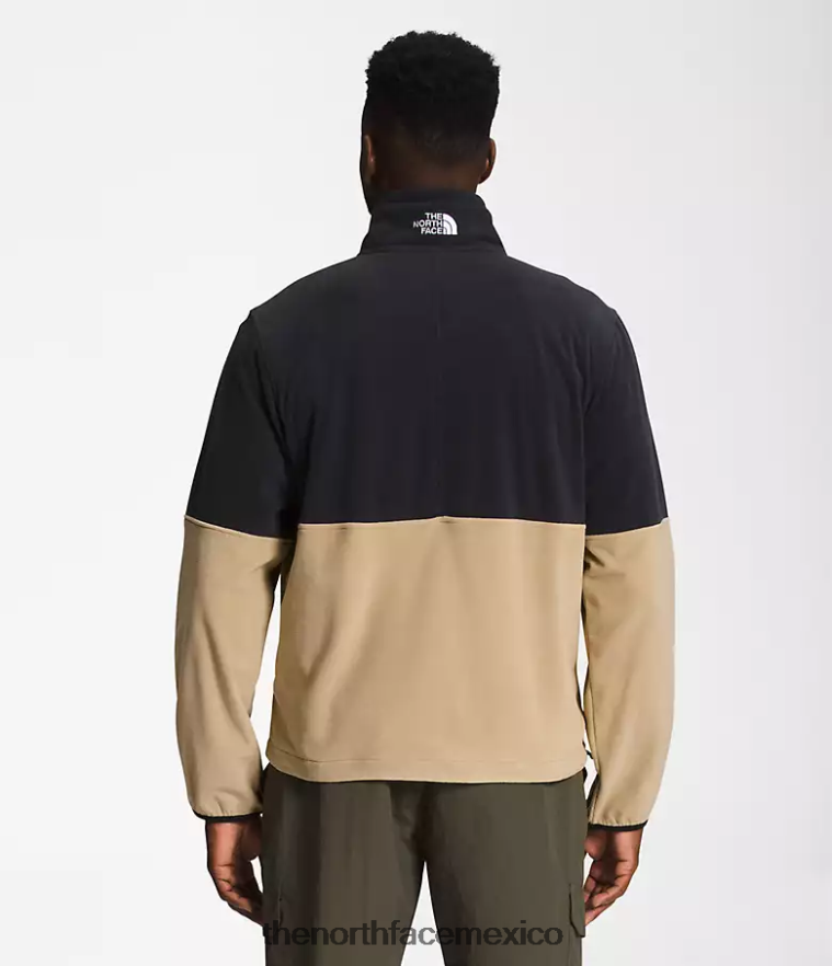The North Face ropa NFHLJL483 caqui piedra/tnf negro hombres tnf polartec 100 cremallera completa