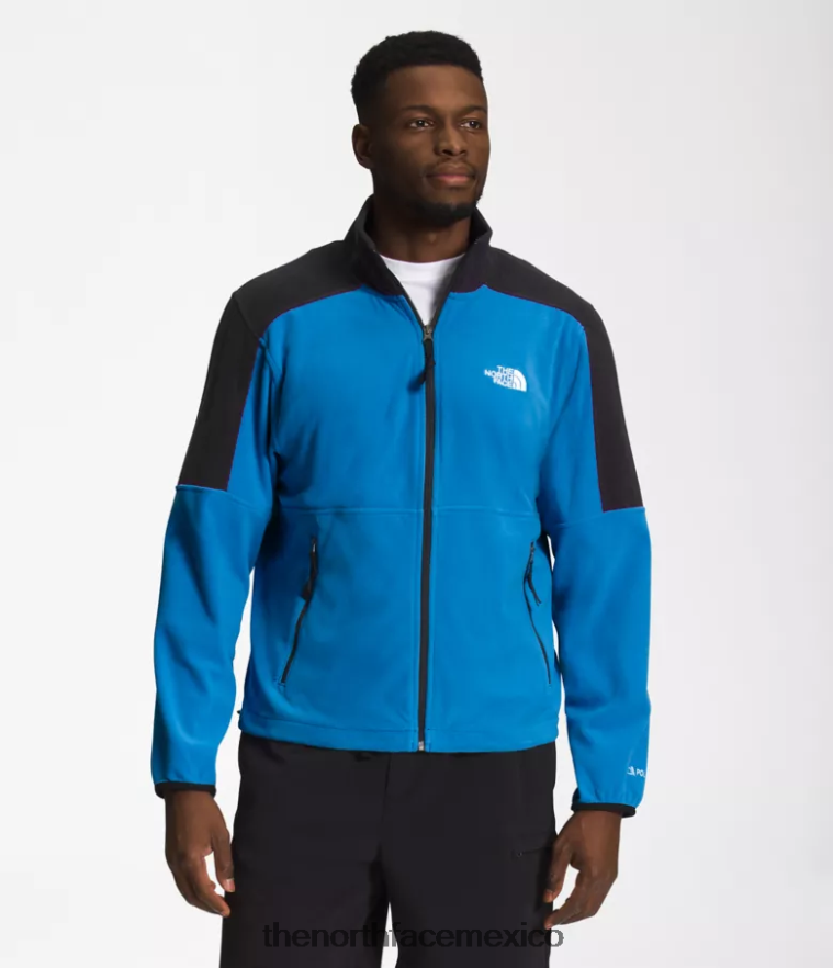 The North Face ropa NFHLJL484 azul supersónico/negro tnf hombres tnf polartec 100 cremallera completa