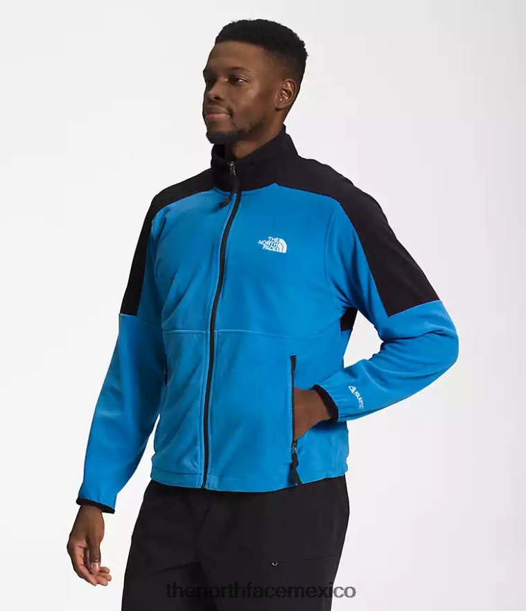 The North Face ropa NFHLJL484 azul supersónico/negro tnf hombres tnf polartec 100 cremallera completa
