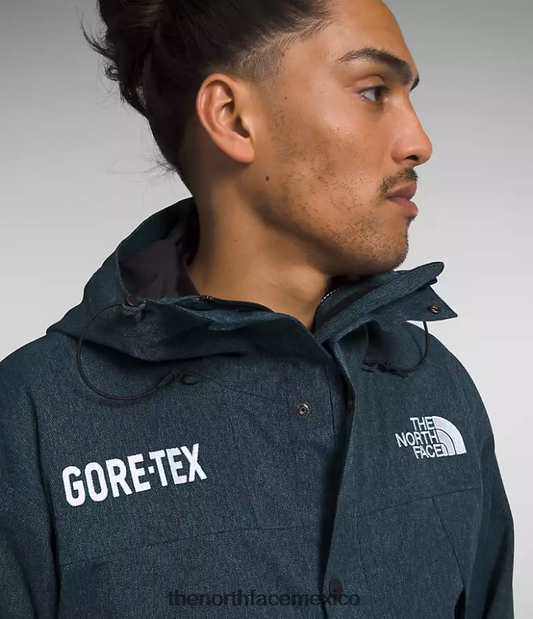 The North Face ropa NFHLJL542 azul denim/negro tnf hombres chaqueta montaña gtx