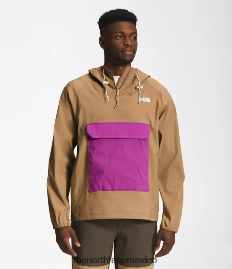 The North Face ropa NFHLJL595 flor de cactus marrón/púrpura utilitario hombres jersey clase v