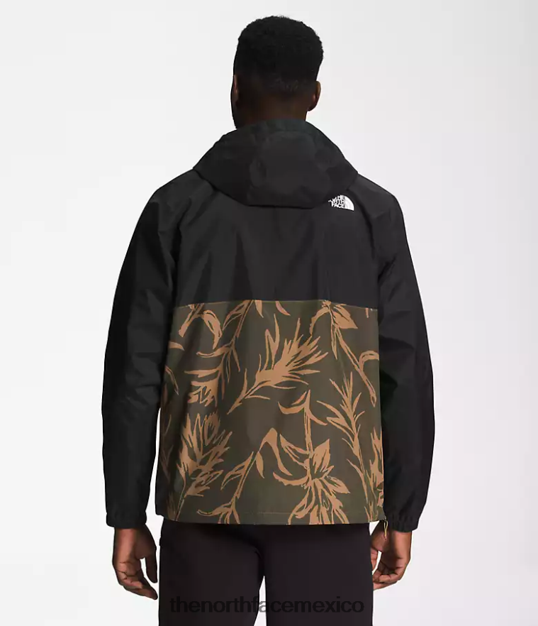 The North Face ropa NFHLJL700 Impresión de pincel tnf negro/marrón utilitario hombres anorak anorak