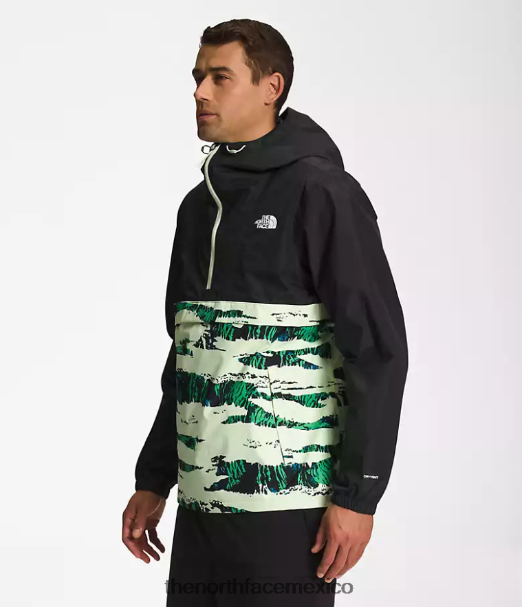 The North Face ropa NFHLJL701 estampado de camuflaje tnf negro/marrón utilitario hombres anorak anorak