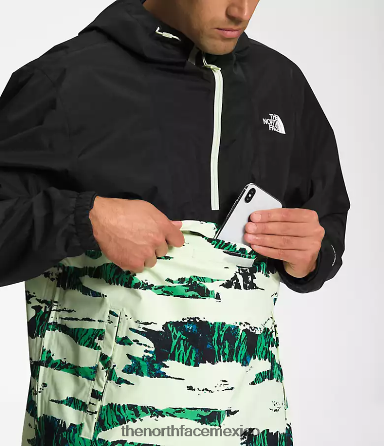 The North Face ropa NFHLJL701 estampado de camuflaje tnf negro/marrón utilitario hombres anorak anorak