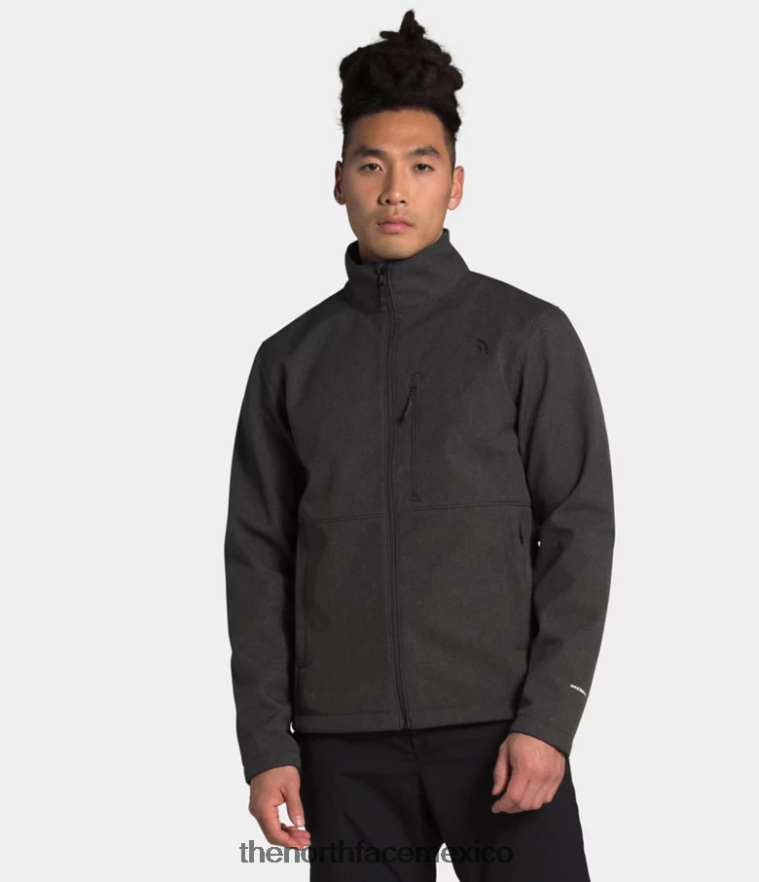 The North Face ropa NFHLJL775 tnf gris oscuro jaspeado hombres chaqueta biónica apex