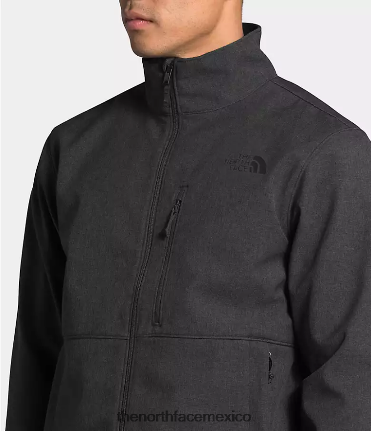 The North Face ropa NFHLJL775 tnf gris oscuro jaspeado hombres chaqueta biónica apex